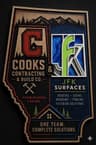 JFK Surfaces × Cook's Contracting — One Team. Complete Solutions.