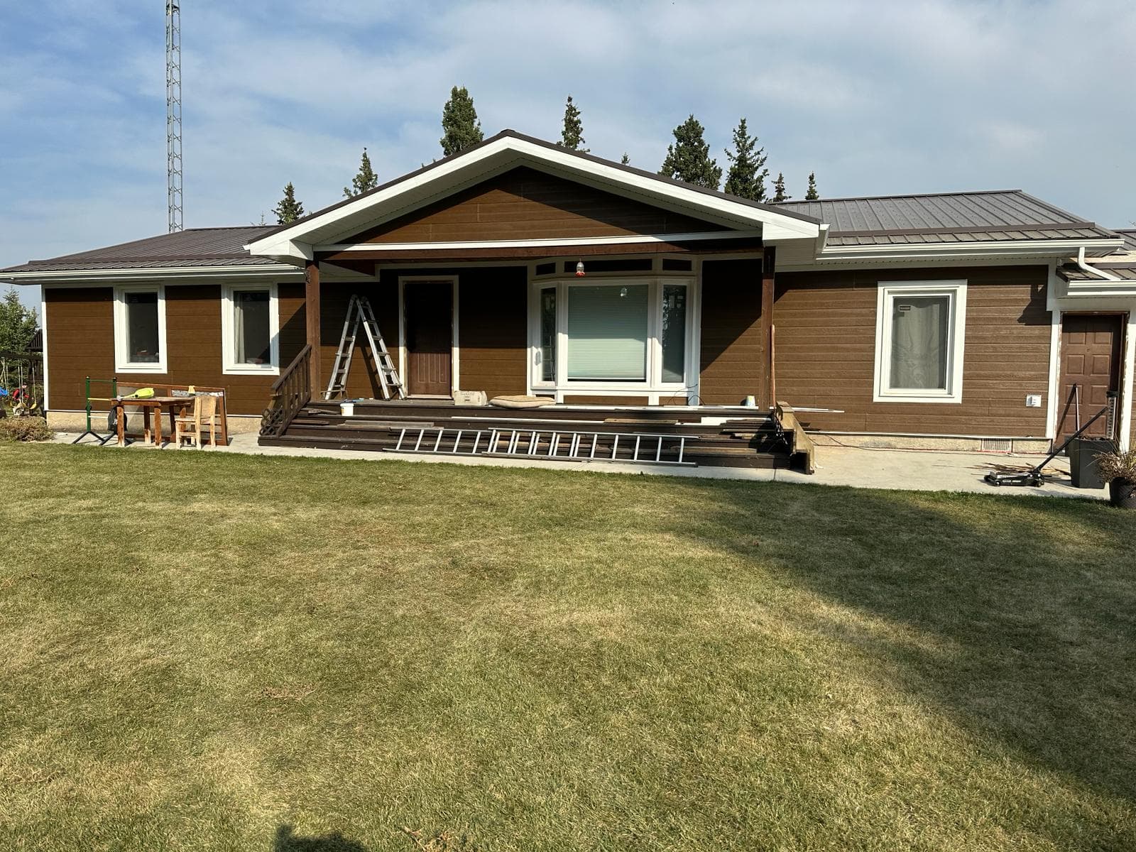 Newly built home exterior — JFK Surfaces in Central Alberta